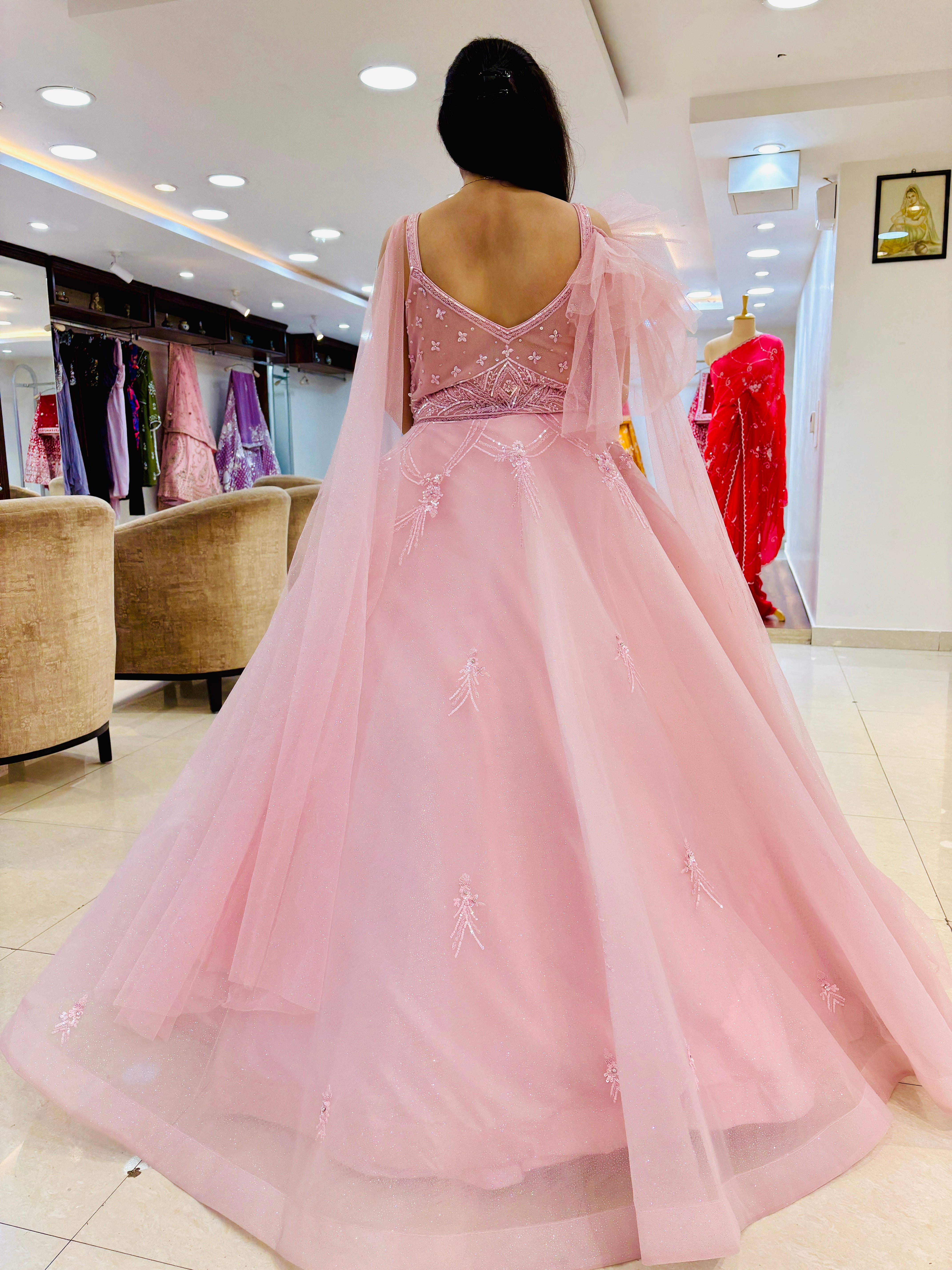 Candy Floss Pink Ball Gown