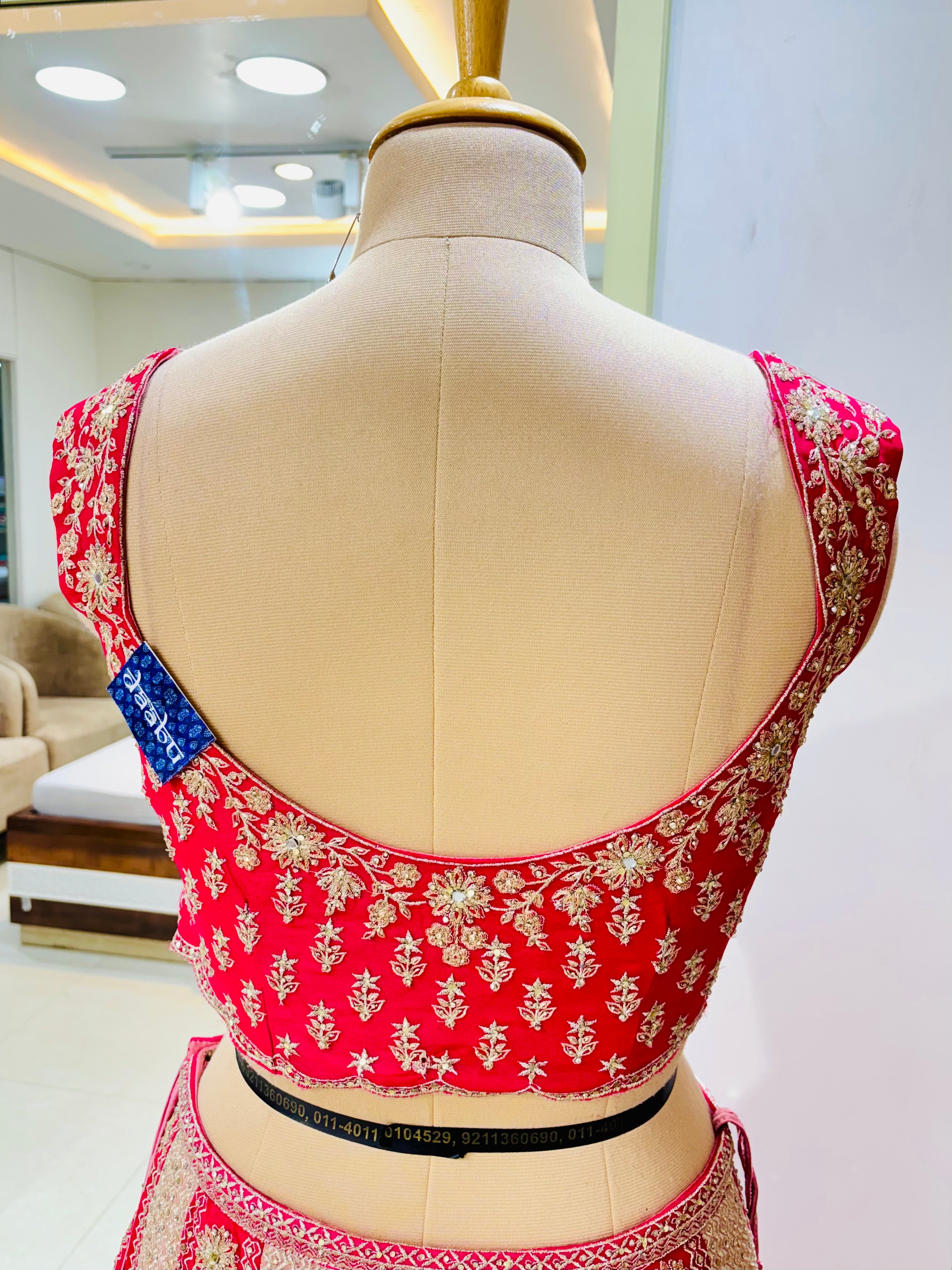 Pink Embroidered Festive Designer Lehenga