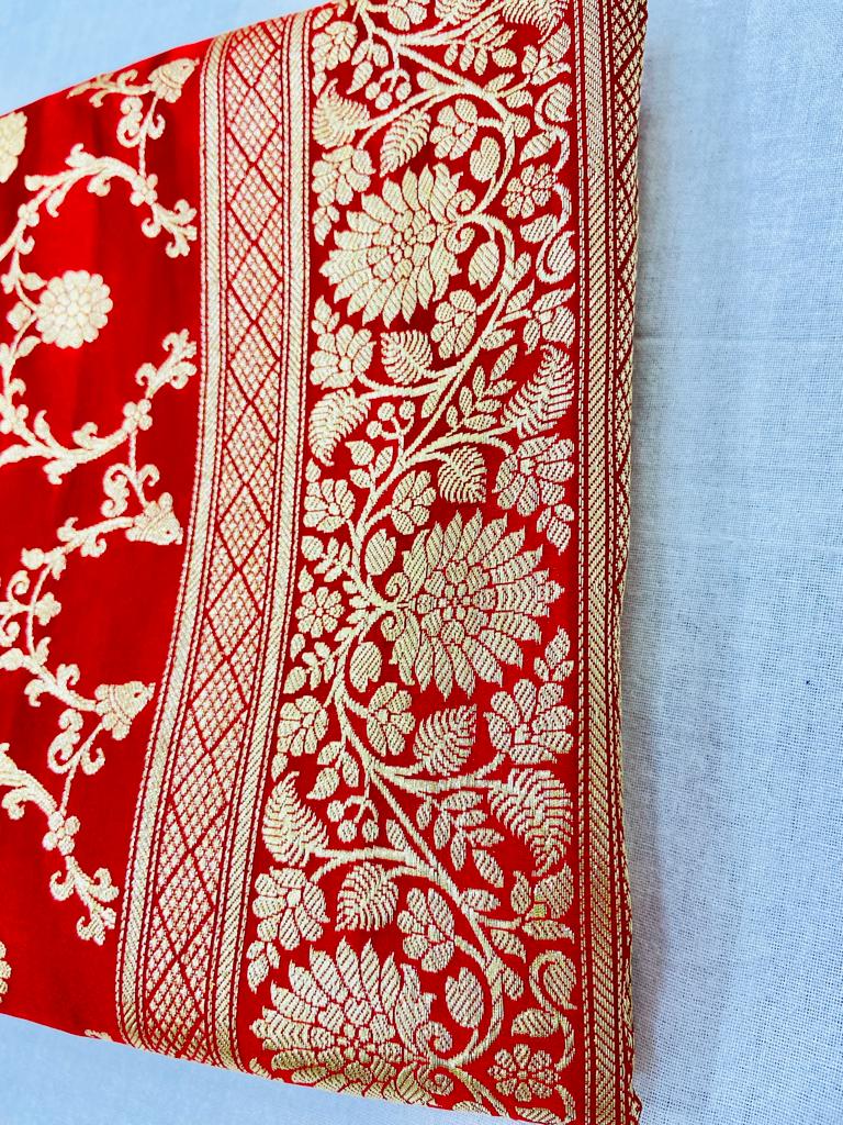 Red Zari Woven Kanjivaram Silk Saree