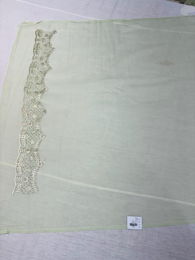 Light Green Tissue Gotta Patti Saree