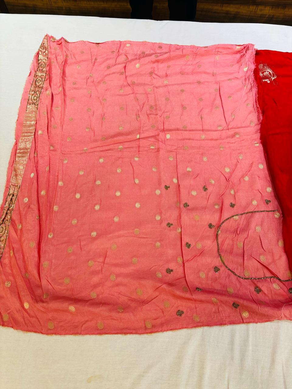 Red Banarasi Silk Designer Saree