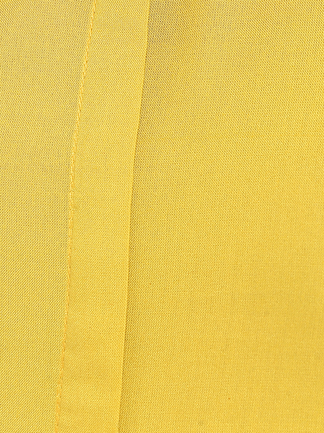 Yellow Solid Italian Silk Kurta